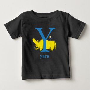 Dr. Seuss's ABC: Letter Y - Blue Name hinzufügen Baby T-shirt