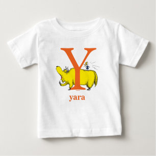 Dr. Seuss's ABC: Letter Y - Orange Name hinzufüg Baby T-shirt