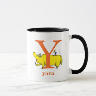 Dr. Seuss's ABC: Letter Y - Orange   Name hinzufüg Tasse