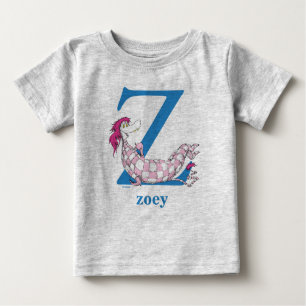 Dr. Seuss's ABC: Letter Z - Blue Name hinzufügen Baby T-shirt