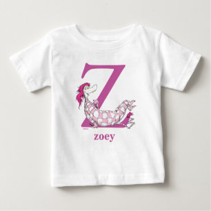 Dr. Seuss's ABC: Letter Z - Lila   Name hinzufügen Baby T-shirt