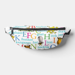 Dr. Seuss's ABC-Muster mit Worten Bauchtasche