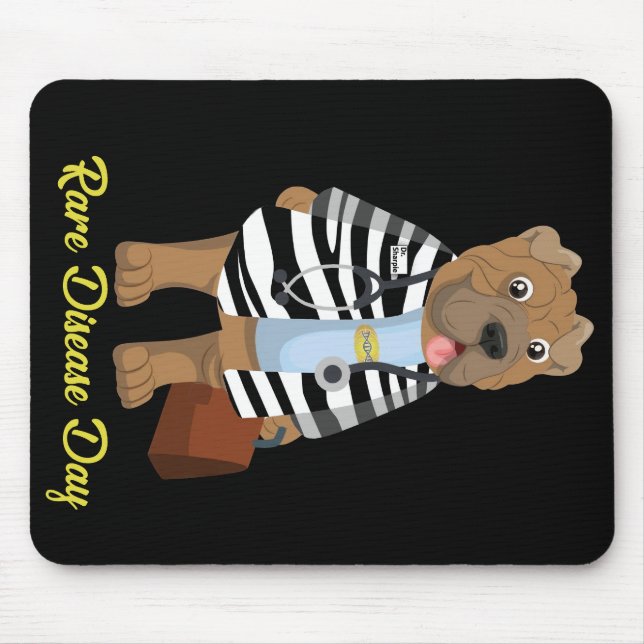 Dr. Sharpie Seltene Erkrankung Tag Mousepad (Vorne)