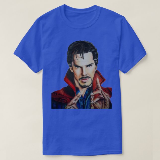 Dr. Strange Zeichnend T-Shirt (Design vorne)