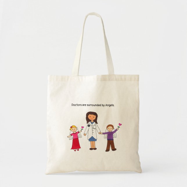 Dr. Surrounded by Angels Tote Bag Tragetasche (Vorne)