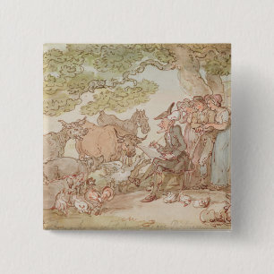 Dr. Syntax, die nach Natur skizziert Button