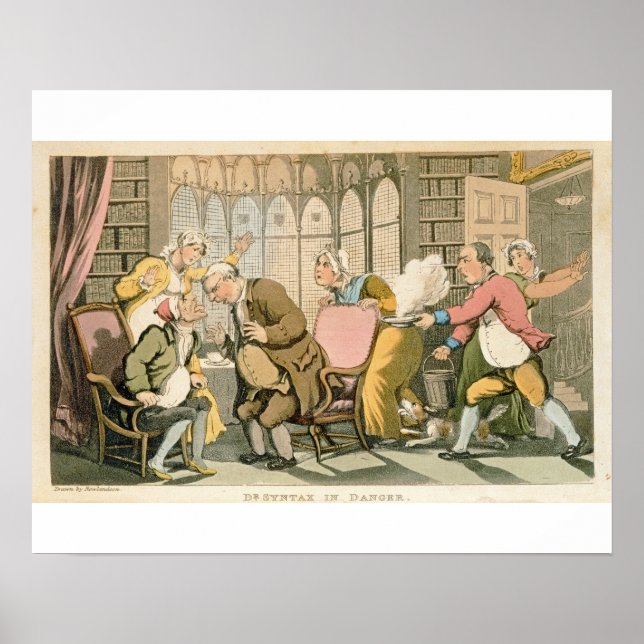 Dr. Syntax in Gefahr, aus "Die Tour des Dr. Syntax Poster (Vorne)