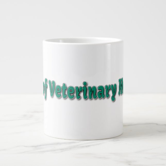 DR. Veterinärmedizin Jumbo-Tasse (Vorderseite)
