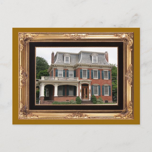 "Dr. Wolfe House" Postkarte (Vorderseite)