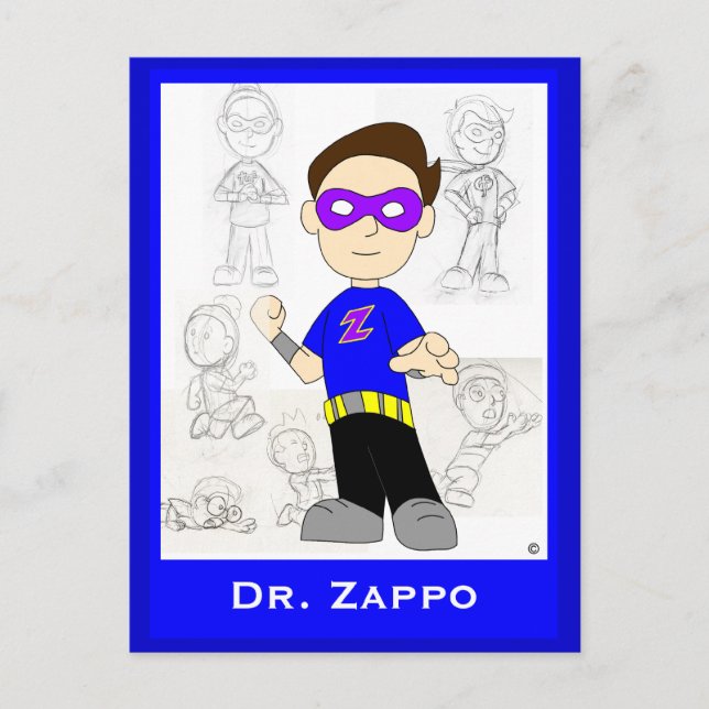 Dr. Zappo: Postkarte (Vorderseite)