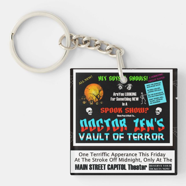 Dr. Zens Vault Of Horror Schlüsselanhänger (Vorderseite)