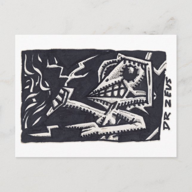 Dr. Zeus Postkarte (Vorderseite)