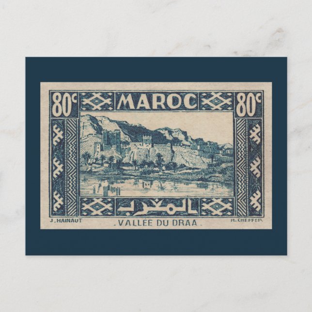 Draa-Tal, Marokko - Postkarte (Vorderseite)