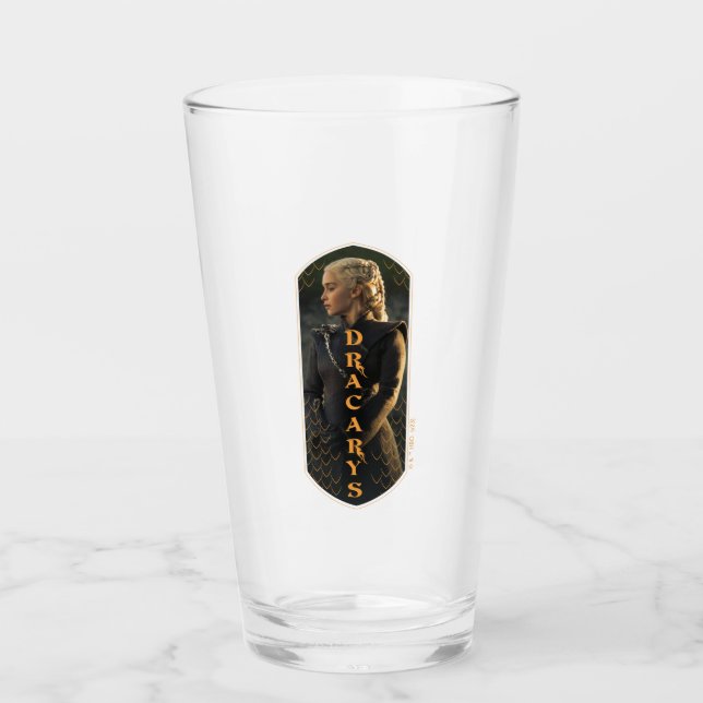 "Dracarys" Daenerys Targaryen Graphic Glas (Vorderseite)