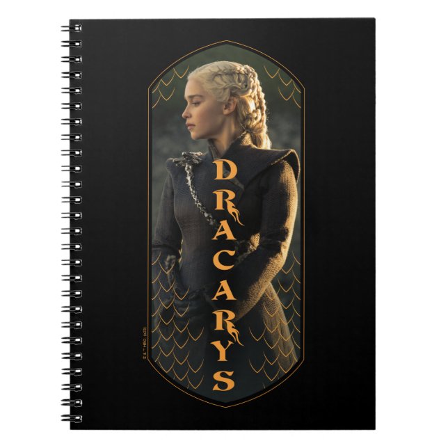 "Dracarys" Daenerys Targaryen Graphic Notizblock (Vorderseite)