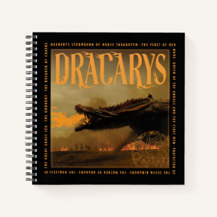 "Dracarys" Drogon Breathing Fire Graphic Notizbuch