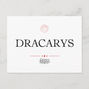 Dracarys Postkarte