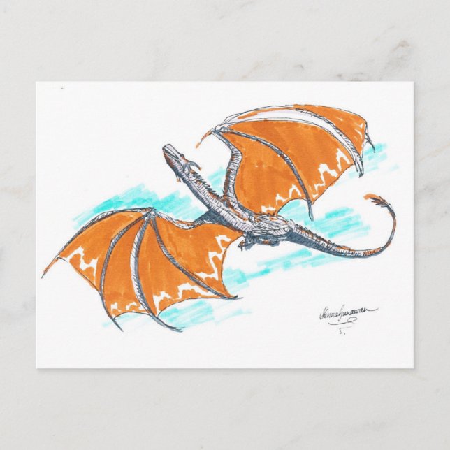 Dracarys Postkarte (Vorderseite)