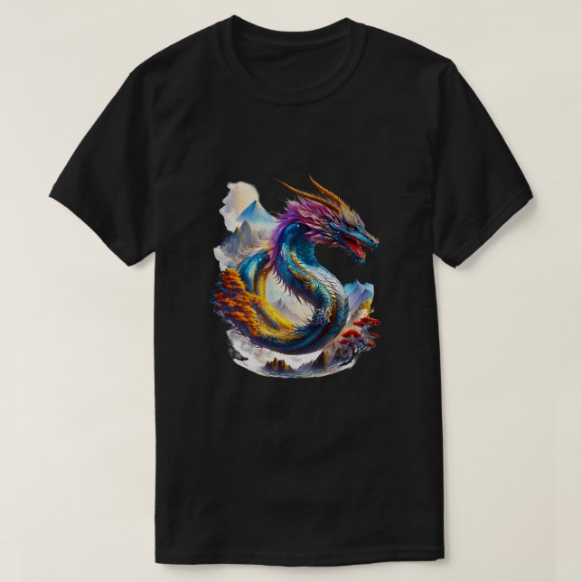 Drache 01 T-Shirt (Design vorne)