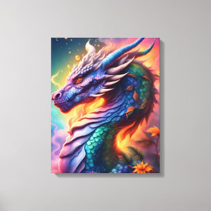 Drache 40,6 cm x 50,8 cm leinwanddruck