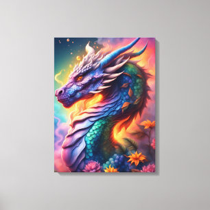 Drache 45,7 cm x 61 cm leinwanddruck