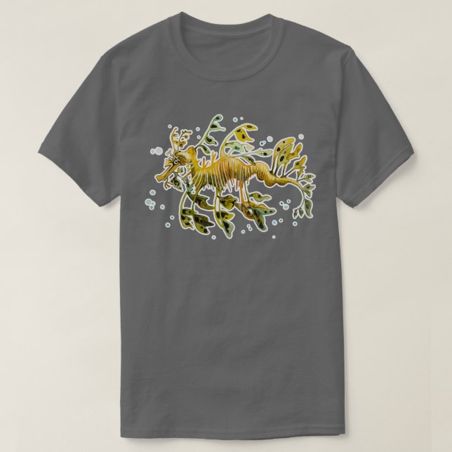 Drache am Meeresaue 1 T-Shirt (Design vorne)