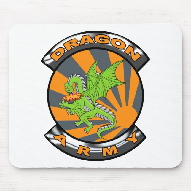Drache-Armee-Gang Mousepad (Vorne)
