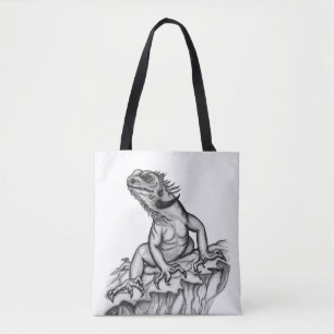 Drache auf dem Felsen