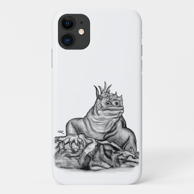 Drache auf dem Felsen Case-Mate iPhone Hülle (Rückseite)