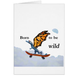 Drache auf Skateboard