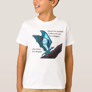 Drache auf Zweig T-Shirt