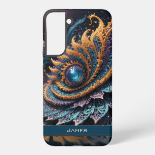Drache Auge Modernes abstraktes geometrisches Frak Samsung Galaxy Hülle