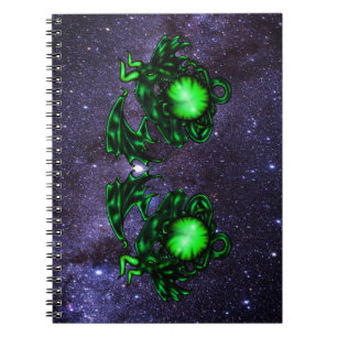 Drache Auge Notizbuch Notizblock