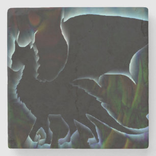 Drache-Aura Steinuntersetzer