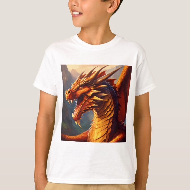 Drache aus dem Kinosaal der Zeit T-Shirt (Vorderseite)