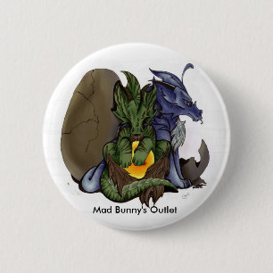 Drache-Baby-Knopf Button