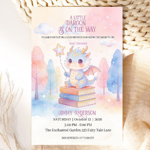 Drache Baby Shower Einladung