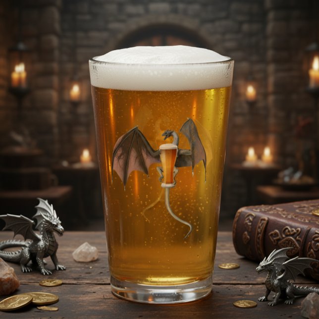 Drache Bierliebhaber Glas (Von Creator hochgeladen)