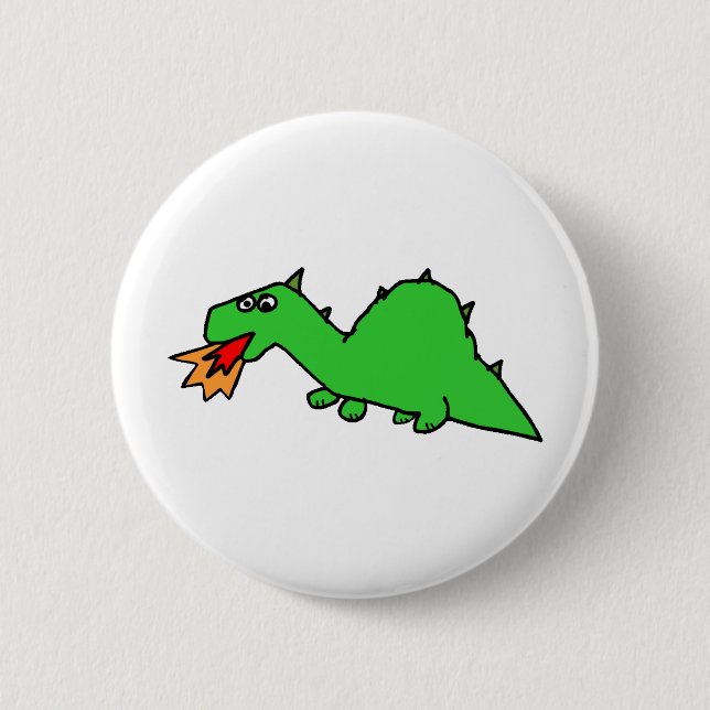Drache-Bild 34 Button (Vorderseite)