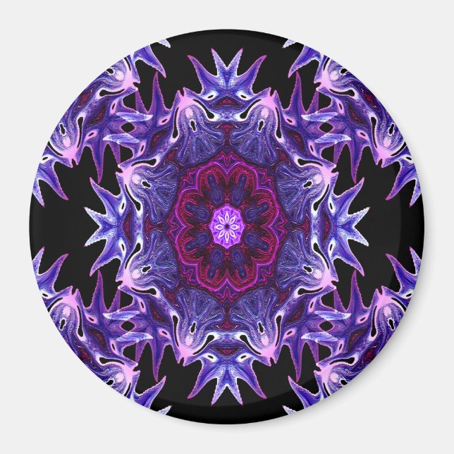 Drache Blume...... Magnet (Vorne)