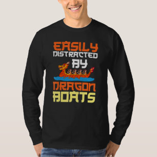 Drache Boot Rennen Festival Paddel Chinesisch Boot T-Shirt