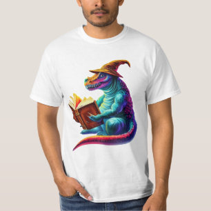 Drache Bücherwurm - Süßes Fantasy-Design für Leser T-Shirt