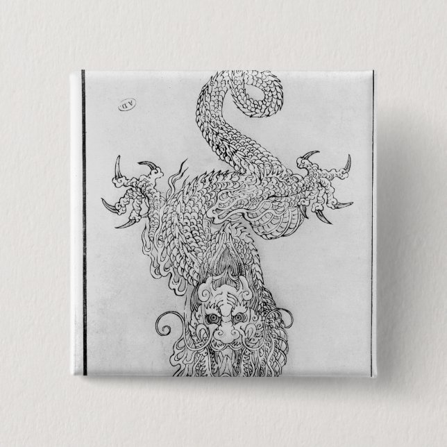 Drache Button (Vorderseite)