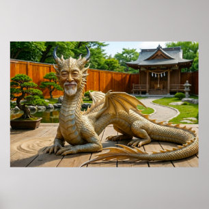 Drache der Balance Poster