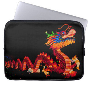 Drache der glühenden Chinesischen Parade Laptopschutzhülle