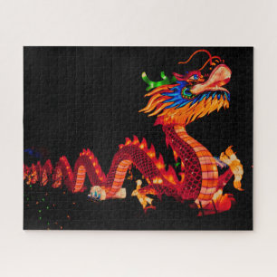 Drache der glühenden Chinesischen Parade Puzzle