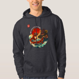 Drache der Krimson Sun Hoodie