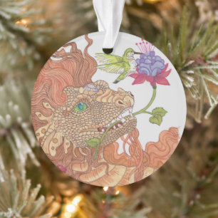 Drache der Naturschätze Ornament