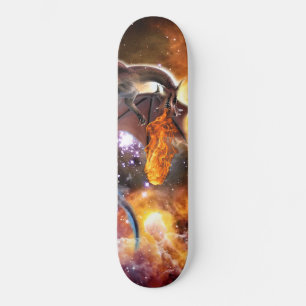 Drache der Sternengalaxie Skateboard