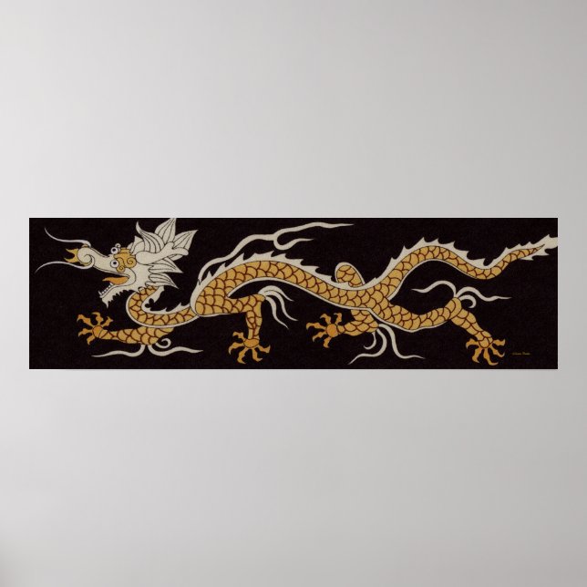 Drache des buddhistischen Posters Poster (Vorne)